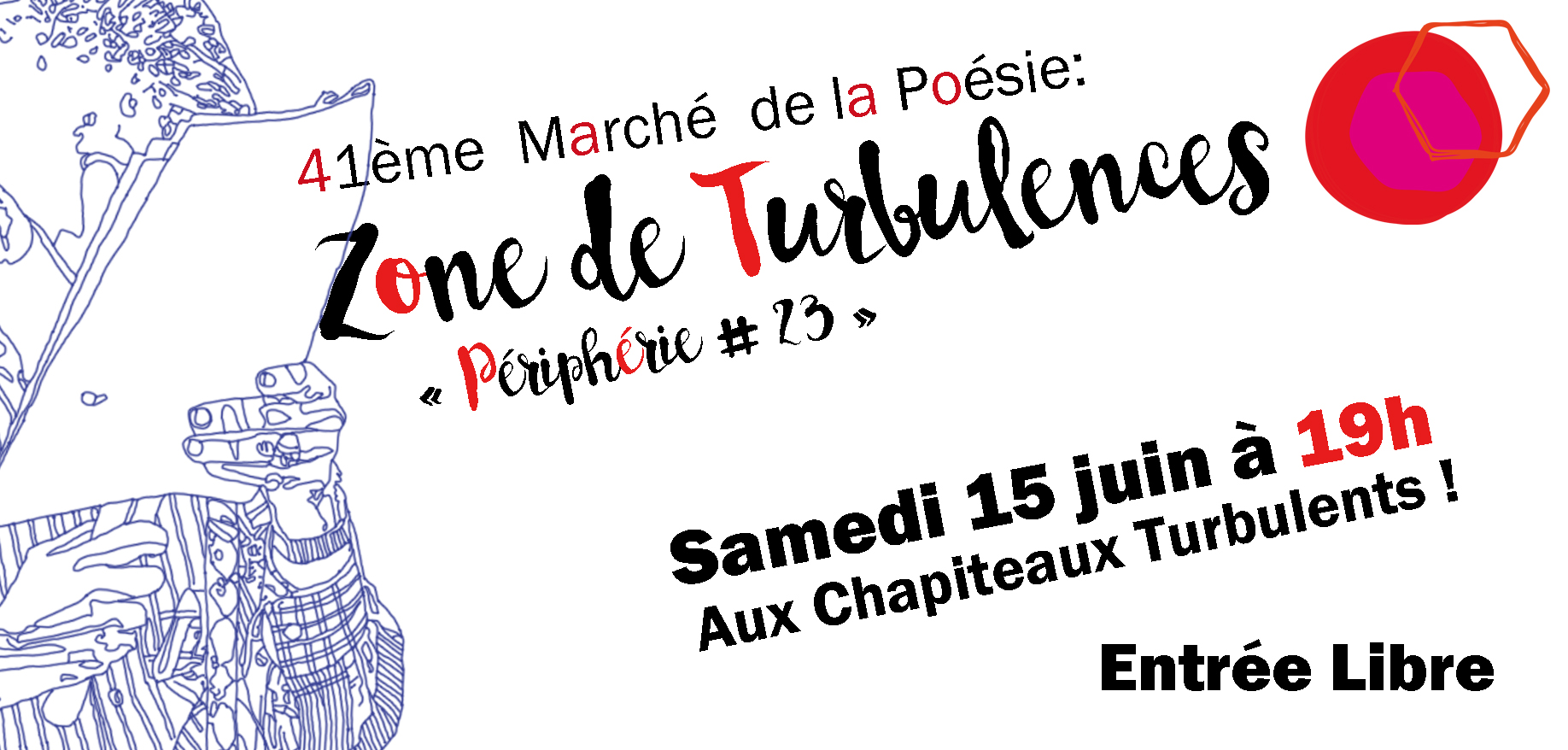41e Marché de la Poésie et de sa Périphérie (15-19-22 juin)