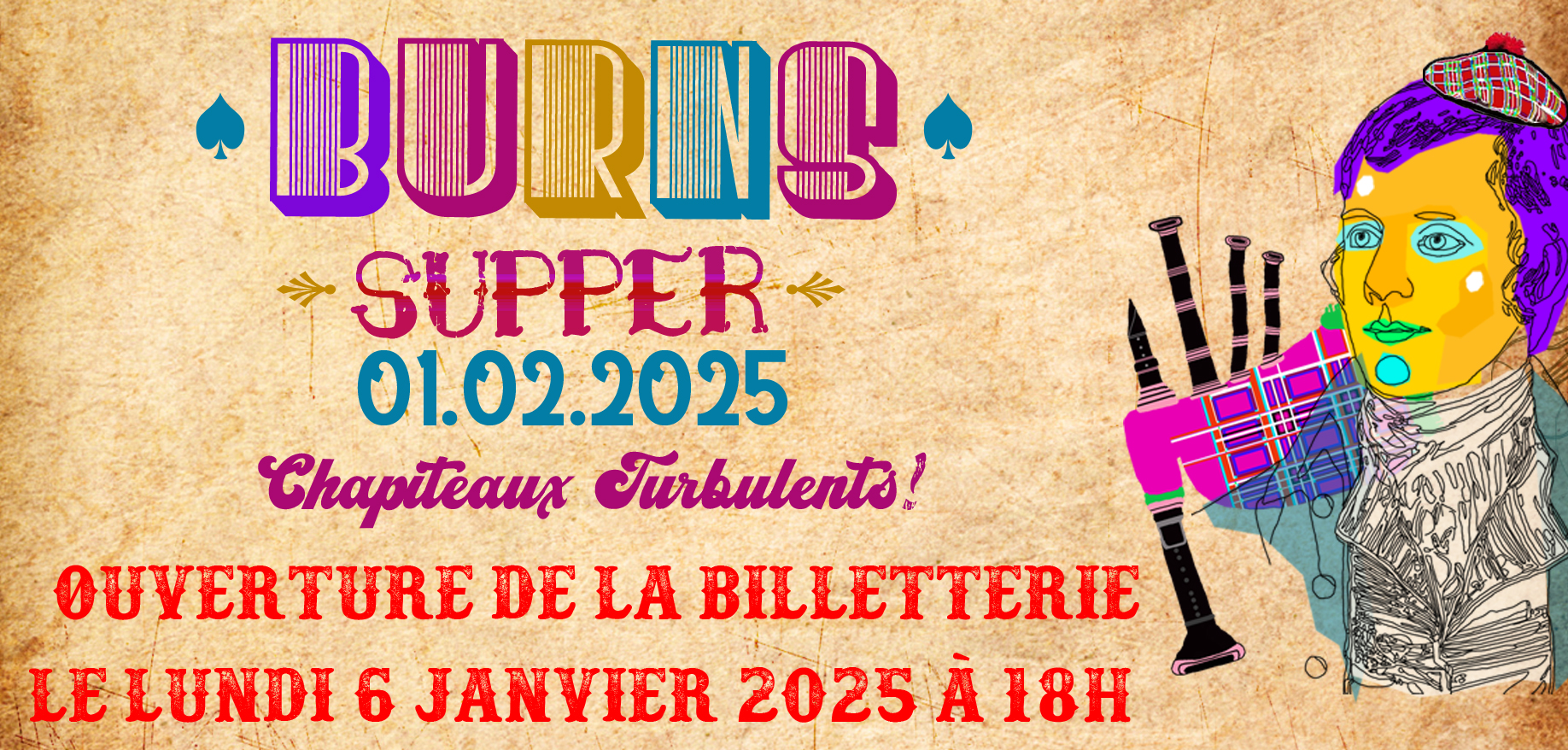 Burns Supper Samedi 1er février 2025